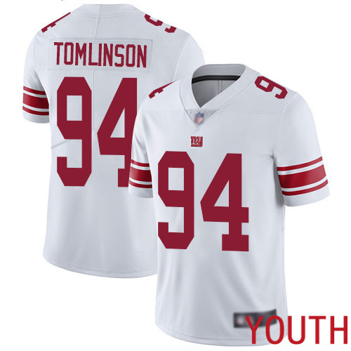 Youth New York Giants #94 Dalvin Tomlinson White Vapor Untouchable Limited Player Football NFL Jersey